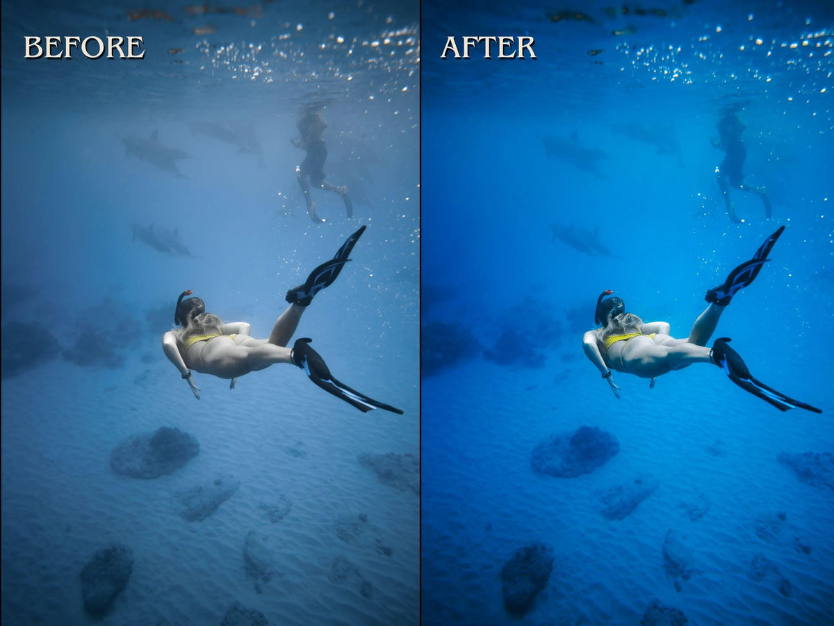 40+ DIVING Lightroom Presets (Mobile & Desktop)