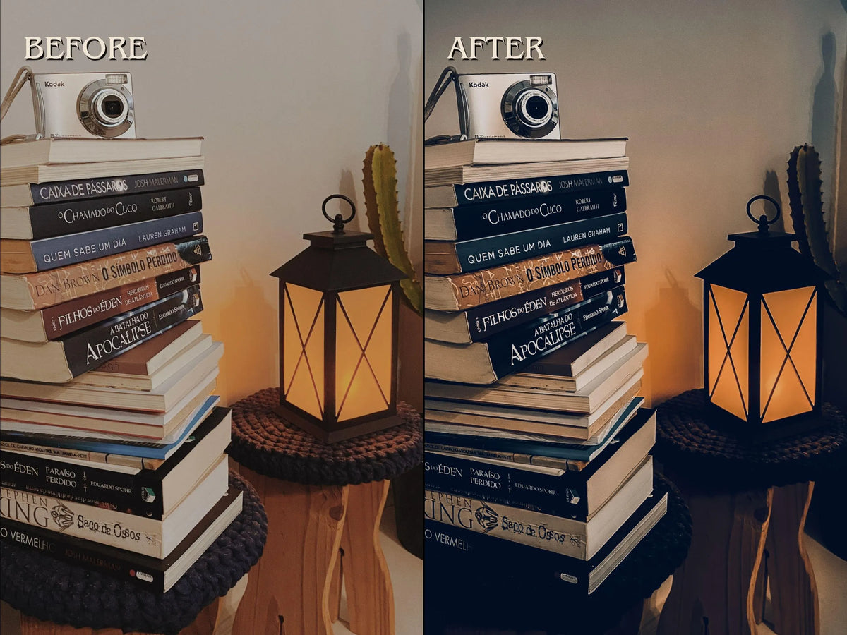 40+ DARK BOOKSTAGRAM Lightroom Presets (Mobile & Desktop)