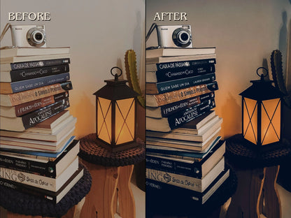 40+ DARK BOOKSTAGRAM Lightroom Presets (Mobile & Desktop)