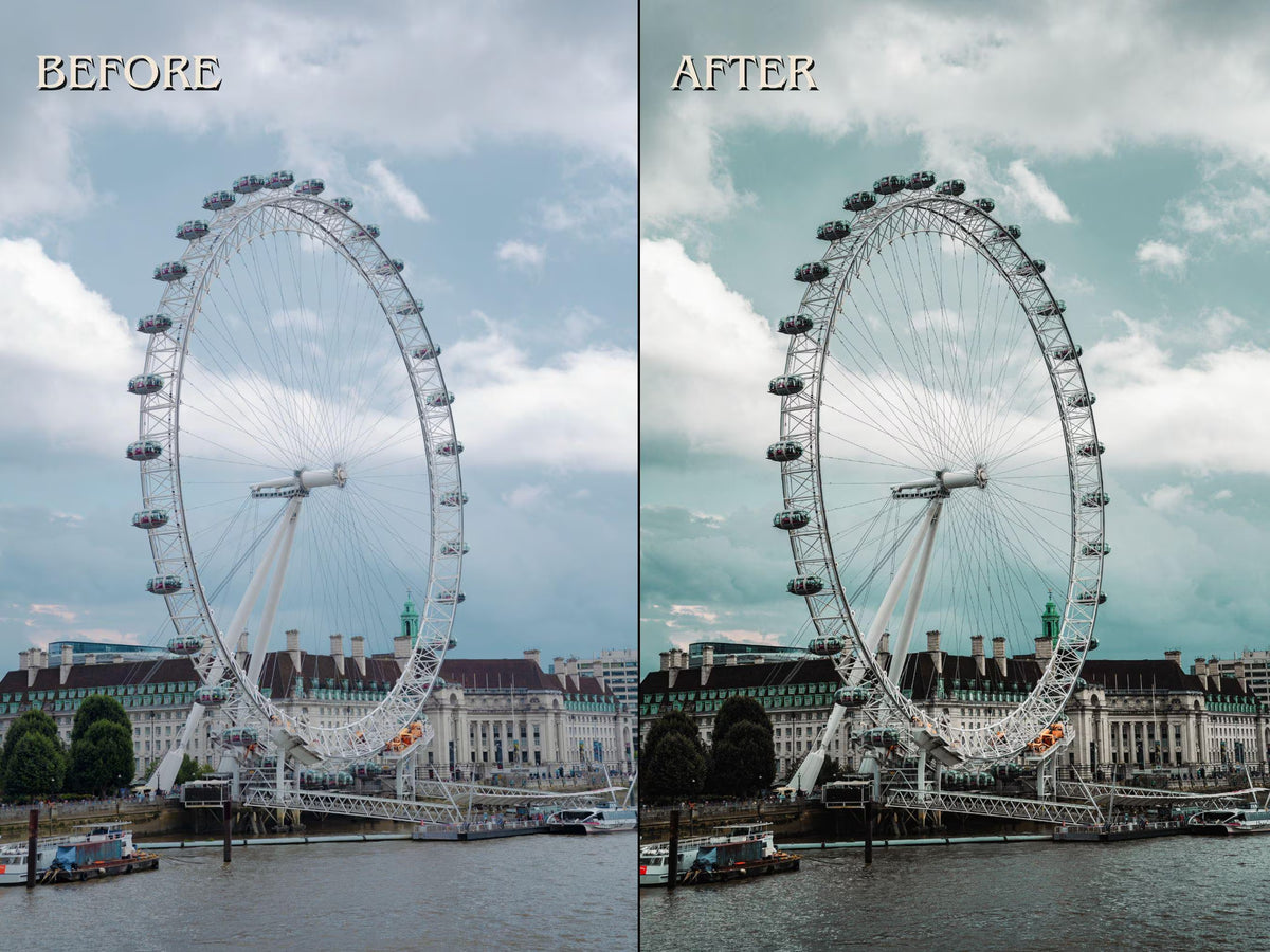 40+ LONDON Lightroom Presets (Mobile & Desktop)
