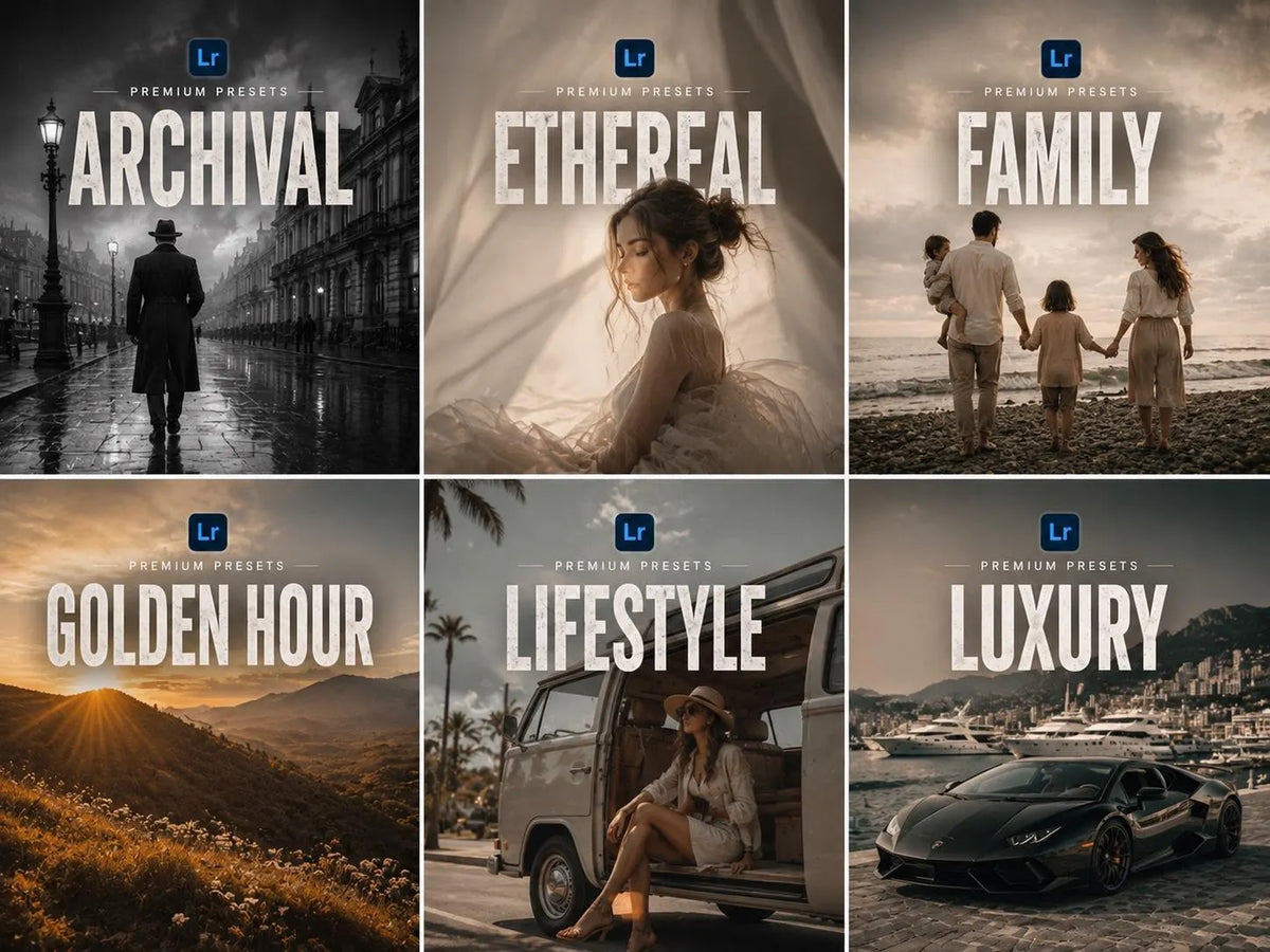 1250+ PHOTOGRAPHER Lightroom Presets (Mobile & Desktop)