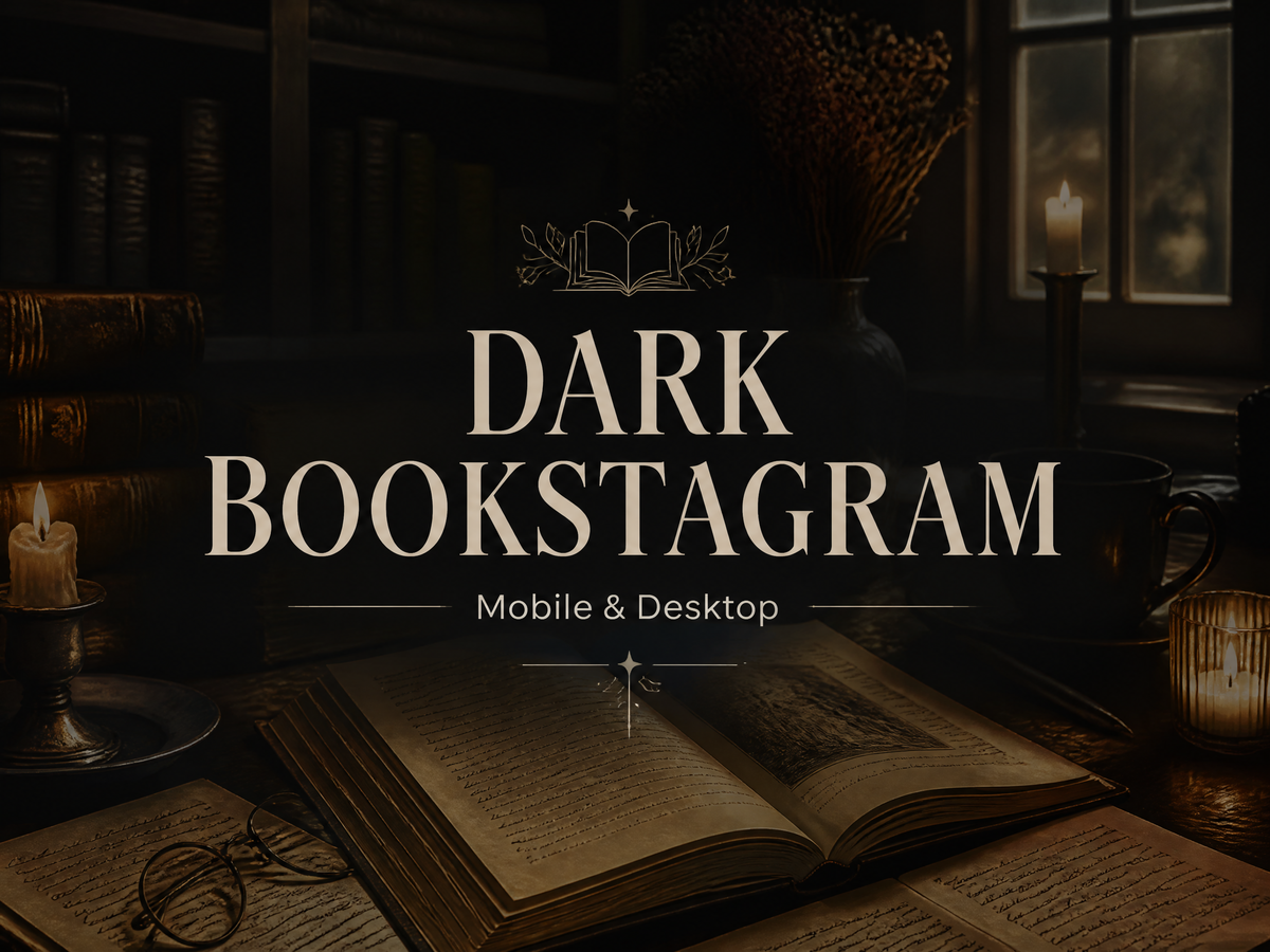 40+ DARK BOOKSTAGRAM Lightroom Presets (Mobile & Desktop)