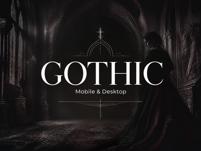 30+ GOTHIC Lightroom Presets (Mobile & Desktop)