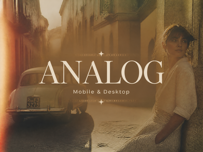 40+ ANALOG Lightroom Presets (Mobile & Desktop)