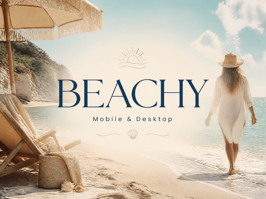 30+ BEACHY Lightroom Presets (Mobile & Desktop