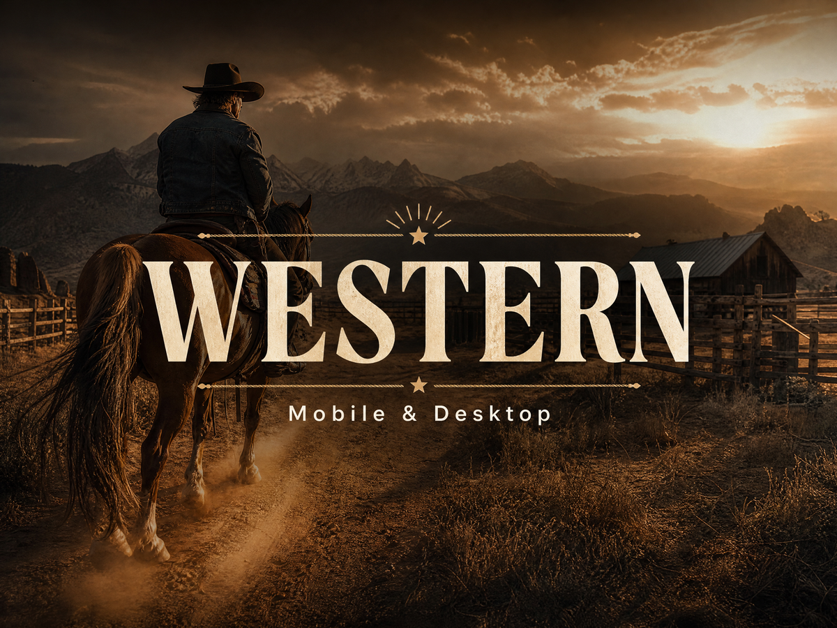 40+ WESTERN Lightroom Presets (Mobile & Desktop)