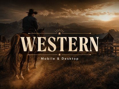 40+ WESTERN Lightroom Presets (Mobile & Desktop)