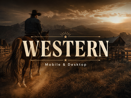 40+ WESTERN Lightroom Presets (Mobile & Desktop)