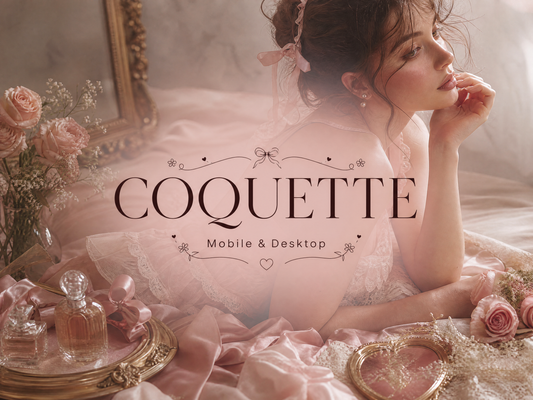 30+ COQUETTE Lightroom Presets (Mobile & Desktop)
