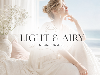 30+ LIGHT & AIRY Lightroom Presets (Mobile & Desktop)