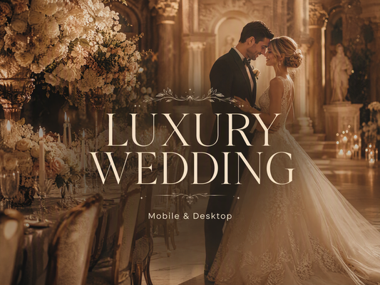 50+ LUXURY WEDDING Lightroom Presets (Mobile & Desktop)