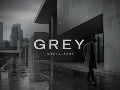 30+ GREY Lightroom Presets (Mobile & Desktop)