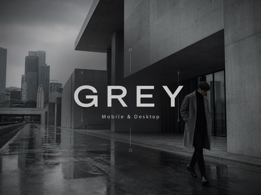 30+ GREY Lightroom Presets (Mobile & Desktop)