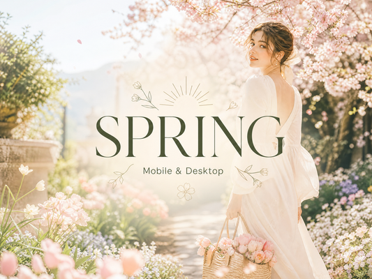 30+ SPRING Lightroom Presets (Mobile & Desktop)