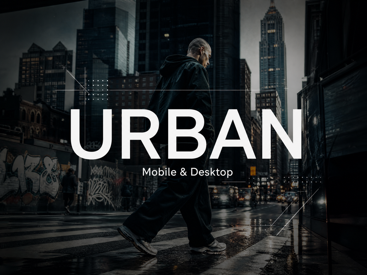 40+ URBAN Lightroom Presets (Mobile & Desktop)