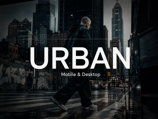 40+ URBAN Lightroom Presets (Mobile & Desktop)