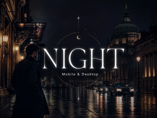 20+ NIGHT Lightroom Presets (Mobile & Desktop)