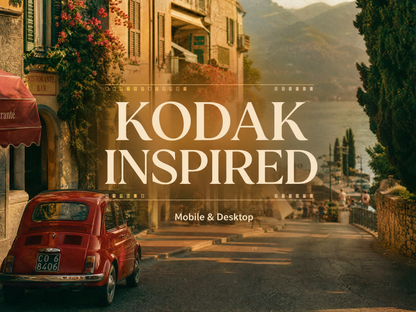 40+ KODAK INSPIRED Lightroom Presets (Mobile & Desktop)