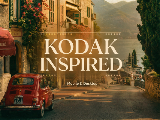 40+ KODAK INSPIRED Lightroom Presets (Mobile & Desktop)