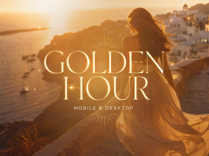 35+ GOLDEN HOUR Lightroom Presets (Mobile & Desktop)