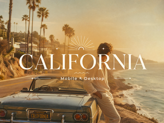 40+ CALIFORNIA Lightroom Presets (Mobile & Desktop)