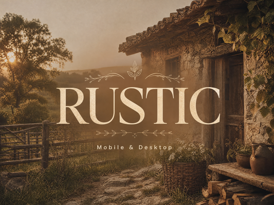 50+ RUSTIC Lightroom Presets (Mobile & Desktop)