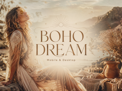 40+ BOHO DREAM Lightroom Presets (Mobile & Desktop)