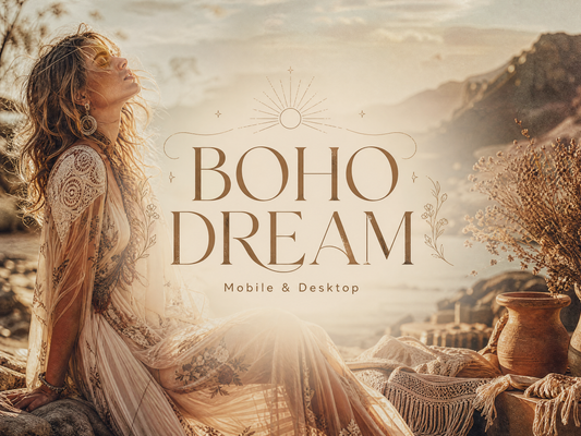 40+ BOHO DREAM Lightroom Presets (Mobile & Desktop)