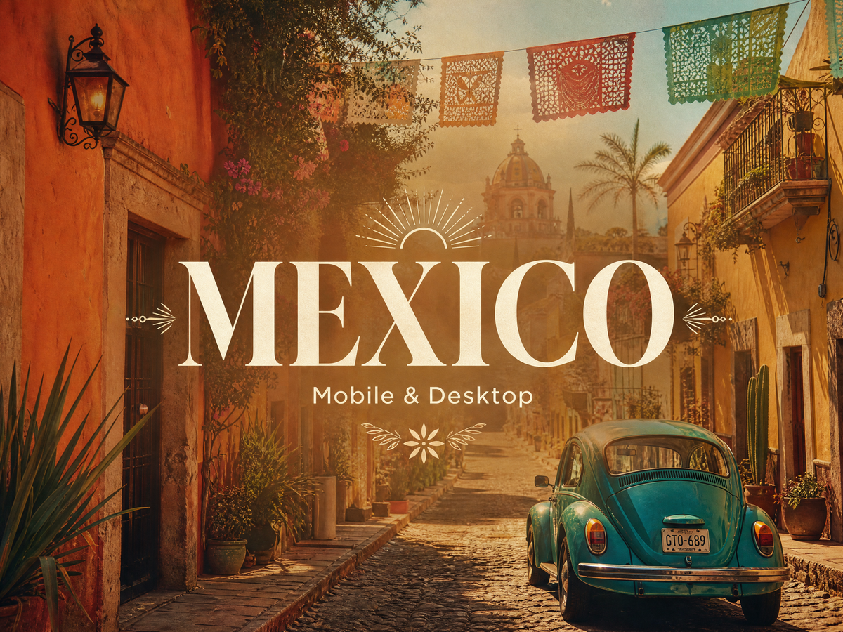 40+ MEXICO Lightroom Presets (Mobile & Desktop)