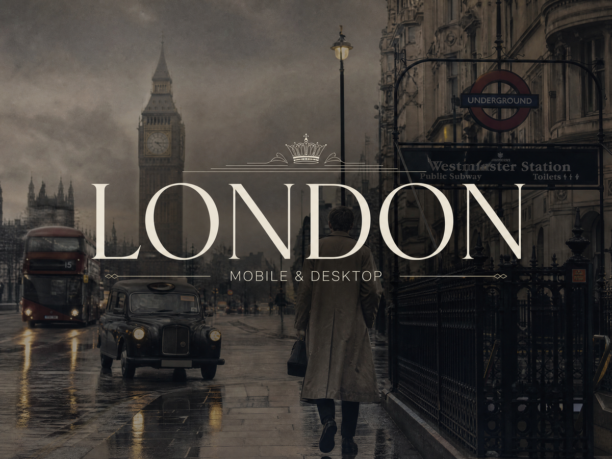40+ LONDON Lightroom Presets (Mobile & Desktop)