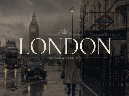 40+ LONDON Lightroom Presets (Mobile & Desktop)
