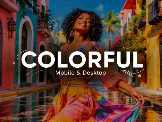 40+ COLORFUL Lightroom Presets (Mobile & Desktop)