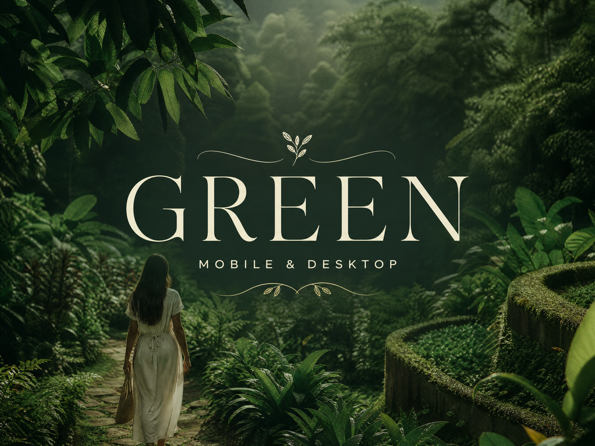 30+ GREEN Lightroom Presets (Mobile & Desktop)